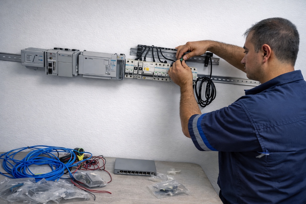 Instalación de panel de control