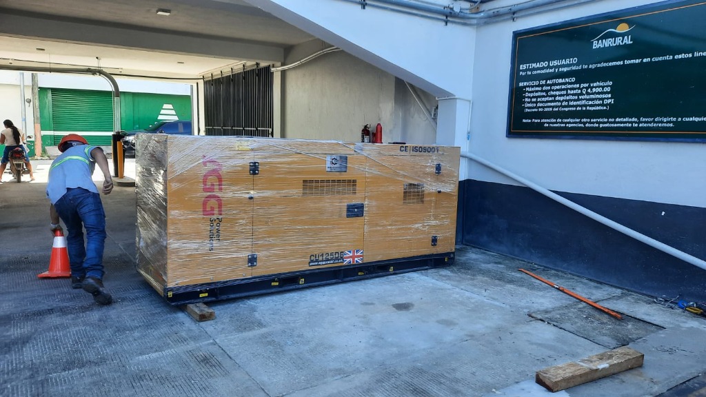 Instalación de generador AGG en Banrural
