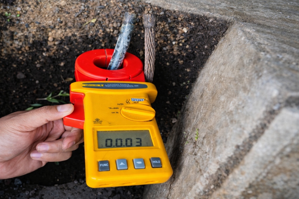 Medición de resistencia a tierra