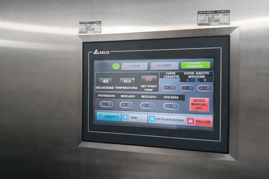 Panel HMI de automatización