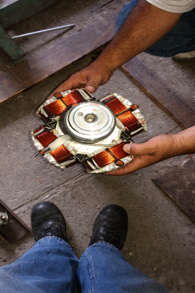 Rebobinado de inducido