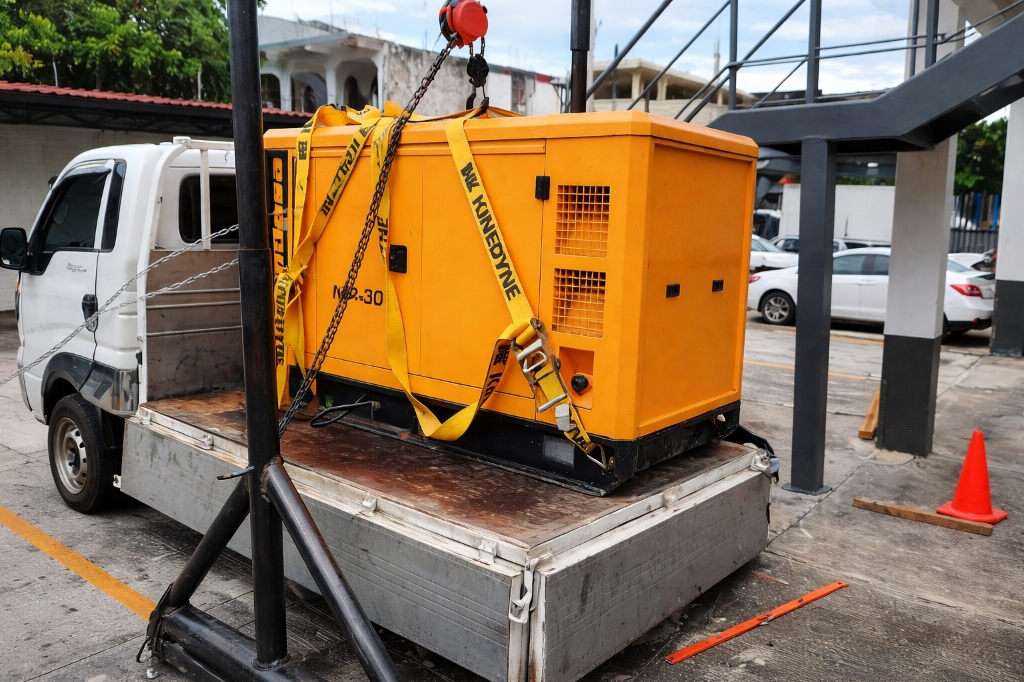 Transporte de planta eléctrica